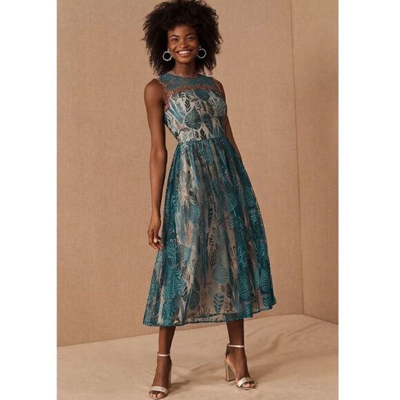 Anthropologie x BHLDN Isabel Garcia Azima Dress - Picture 1 of 9